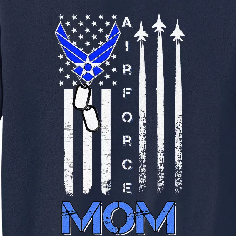 Air Force Mom, USAF Mom Tee, Women's Day Gift Veteran Tall Sweatshirt