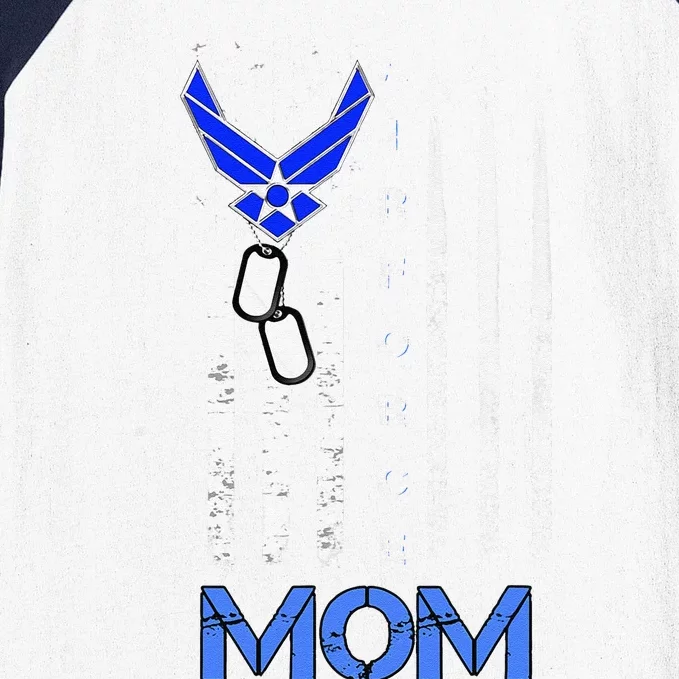 Air Force Mom, USAF Mom Tee, Women's Day Gift Veteran Baseball Sleeve Shirt