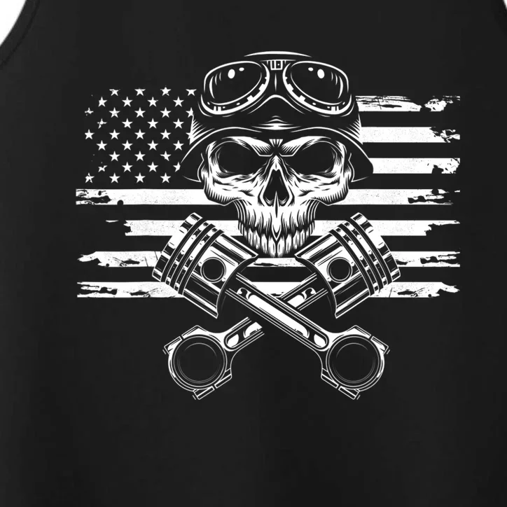 American Flag Motorcycle Apparel Motorcycle Performance Tank