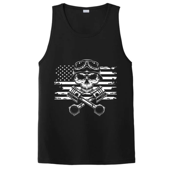 American Flag Motorcycle Apparel Motorcycle Performance Tank