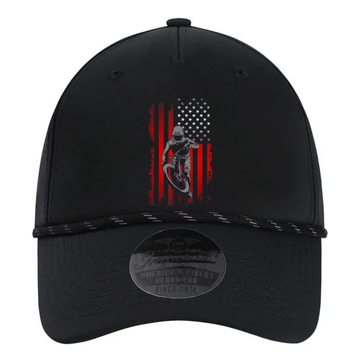 American Flag MTB Mountain Bike Performance The Dyno Cap