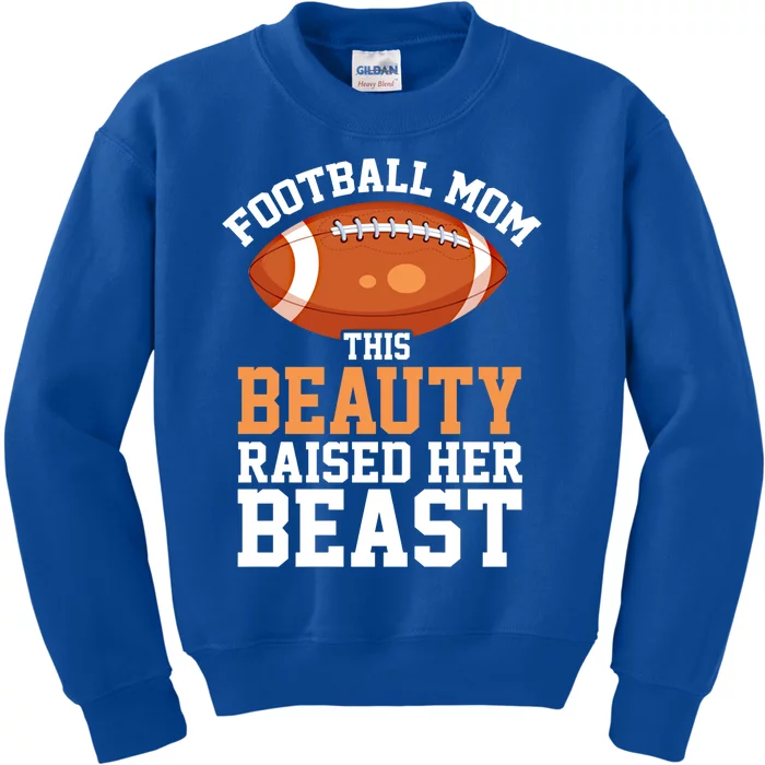 American Football Mother Football Sport Mom Gift Kids Sweatshirt