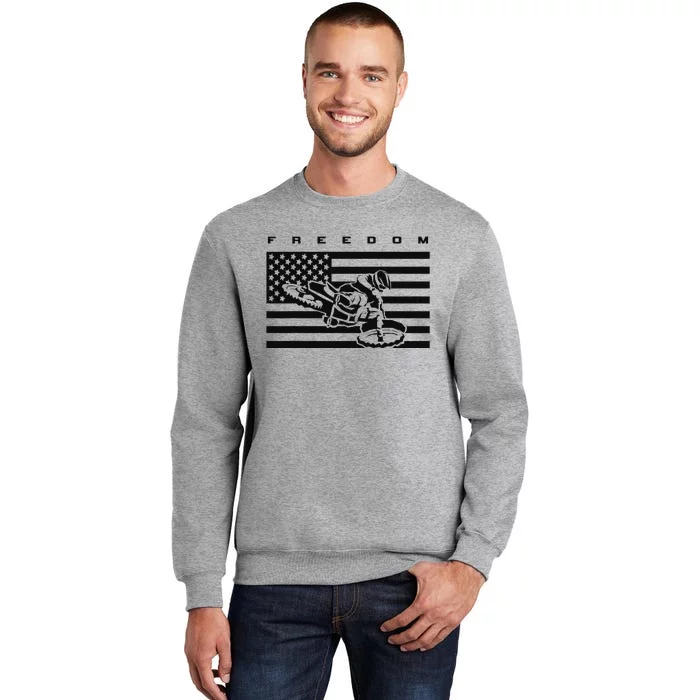 American Flag Motocross Sweatshirt