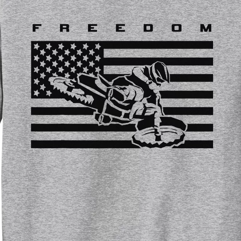 American Flag Motocross Sweatshirt