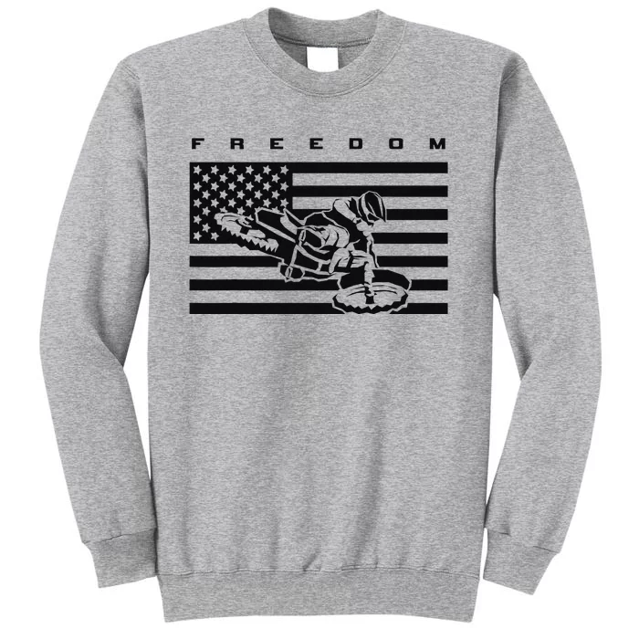 American Flag Motocross Sweatshirt