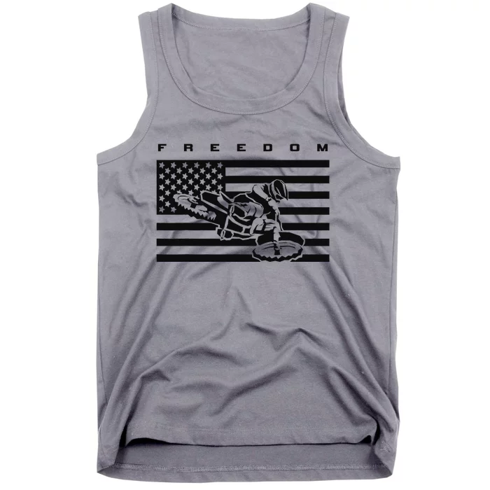 American Flag Motocross Tank Top