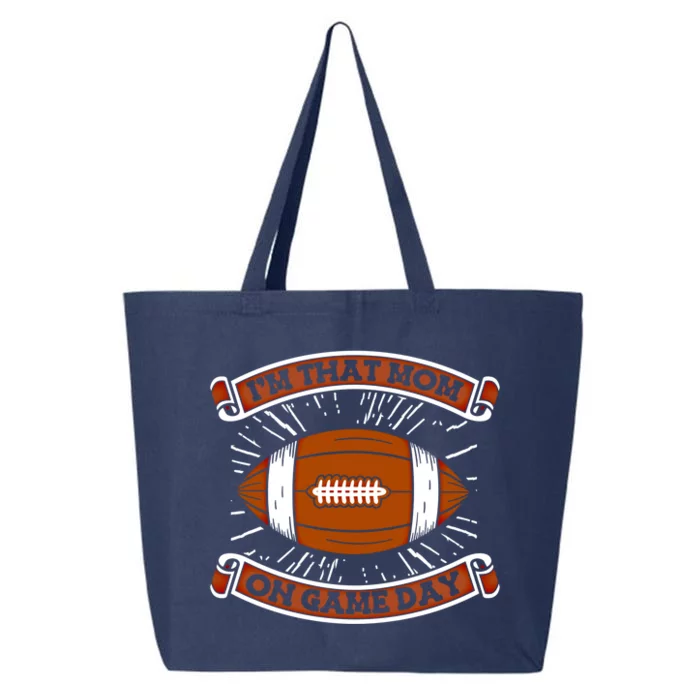 American Football Mother Player Footballer Gift Football Mom Gift 25L Jumbo Tote