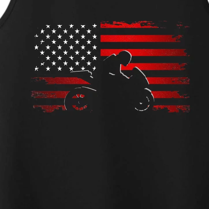 American Flag Motorcycle Apparel Motorcycle Performance Tank