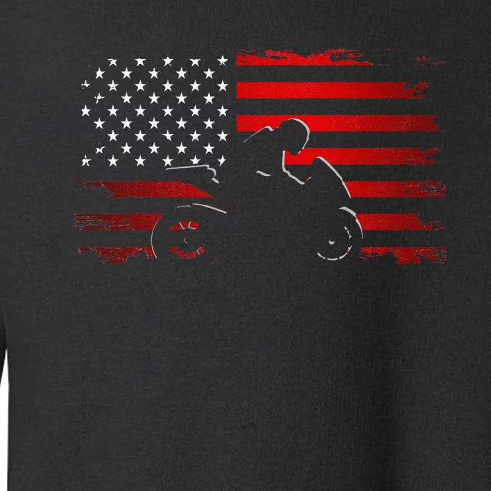 American Flag Motorcycle Apparel Motorcycle Toddler Sweatshirt