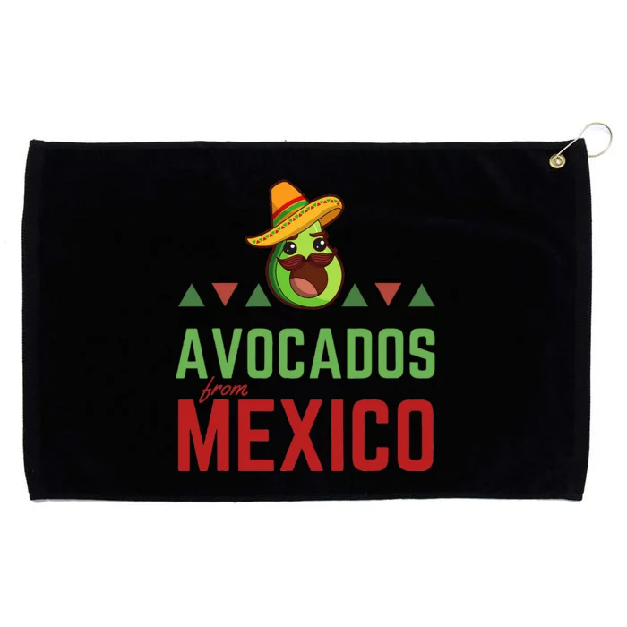 Avocados from Mexico Mexican Day flag Avocado Costume Grommeted Golf Towel