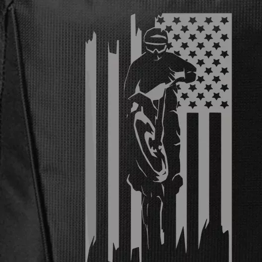 American Flag Motocross Apparel Motocross Dirt Bike City Backpack