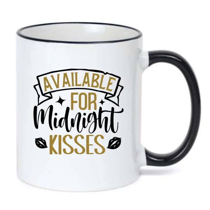 Available For Midnight Happy New Year Funny Gift Black Color Changing Mug