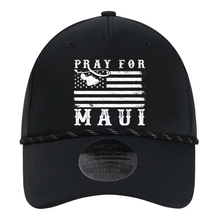 American Flag Maui Hawaii Strong Pray For Maui Performance The Dyno Cap