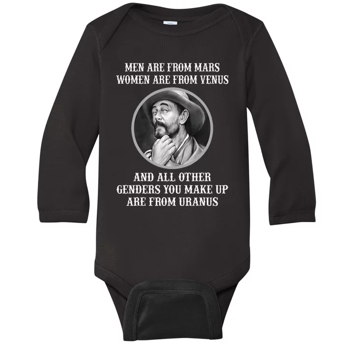 Are From Mars Humorous Space Enthusiast Baby Long Sleeve Bodysuit