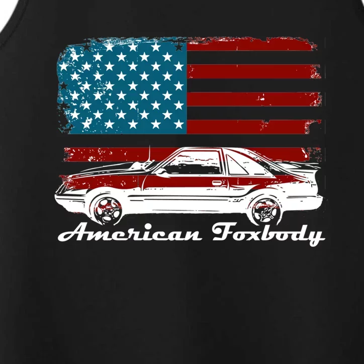 American Foxbody Muscle Car 5 0l Car Enthusiast Flag Gift Performance Tank