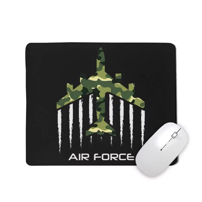 Air force Military pilot Fighter jet Camouflage American Pj Mousepad