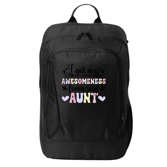 Awesoess From My Aunt From Aunt To Niece Gift City Backpack