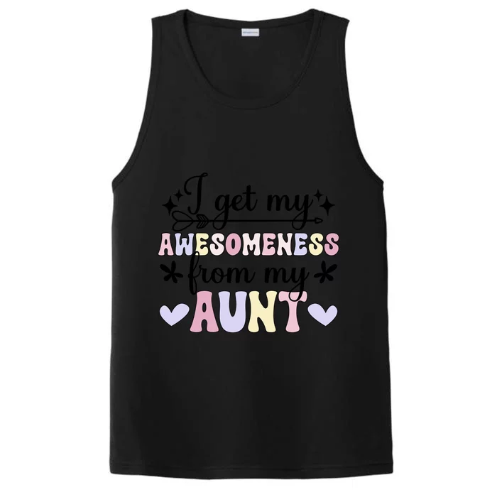 Awesoess From My Aunt From Aunt To Niece Gift Performance Tank