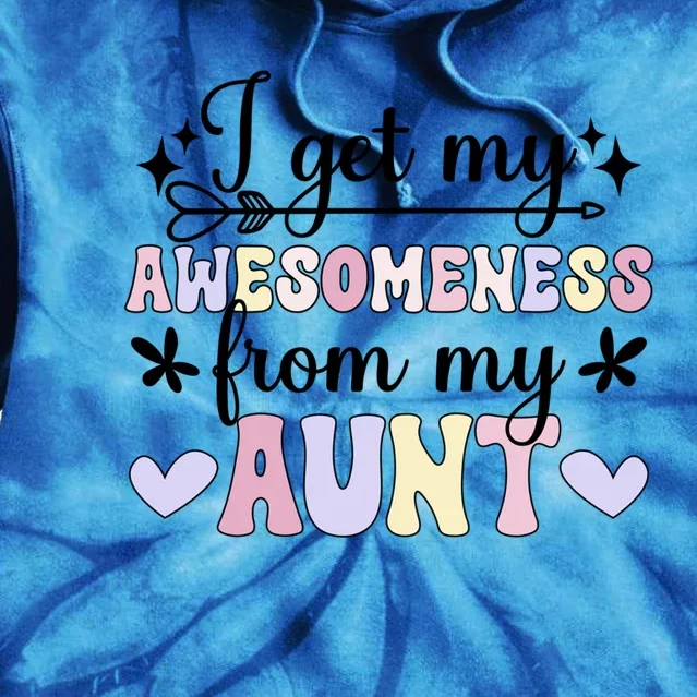 Awesoess From My Aunt From Aunt To Niece Gift Tie Dye Hoodie