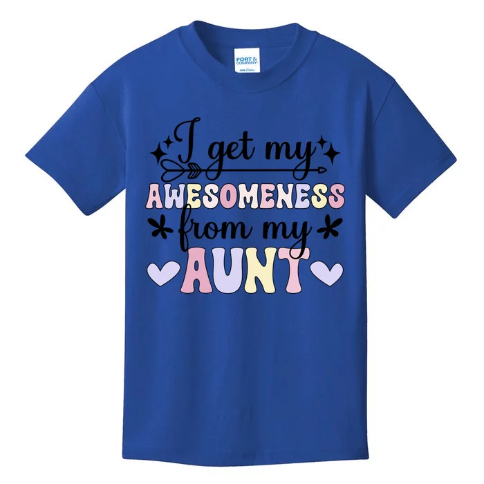 Awesoess From My Aunt From Aunt To Niece Gift Kids T-Shirt