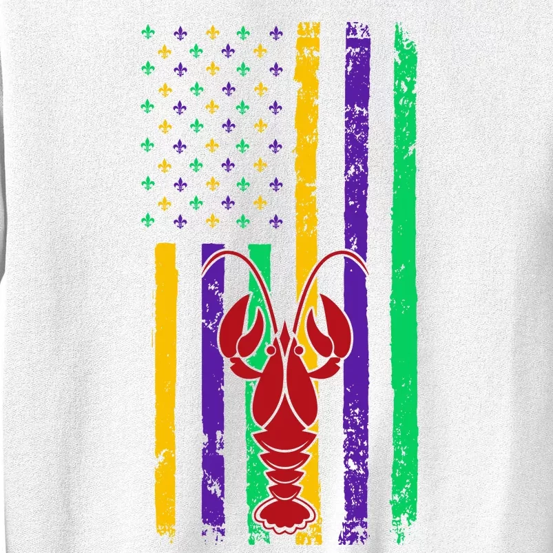 American Flag Mardi Gras Costume Sweatshirt