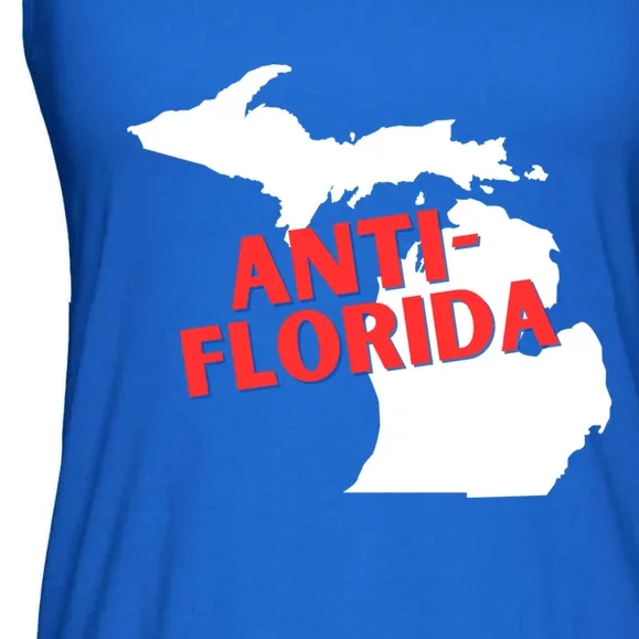 Antiflorida Funny Michigan Political Quote Democratic Gift Ladies Essential Flowy Tank