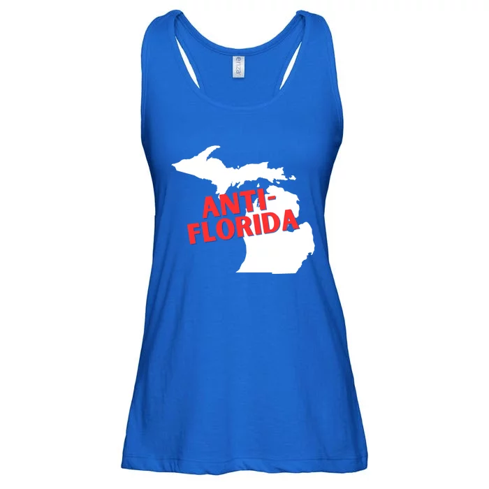 Antiflorida Funny Michigan Political Quote Democratic Gift Ladies Essential Flowy Tank