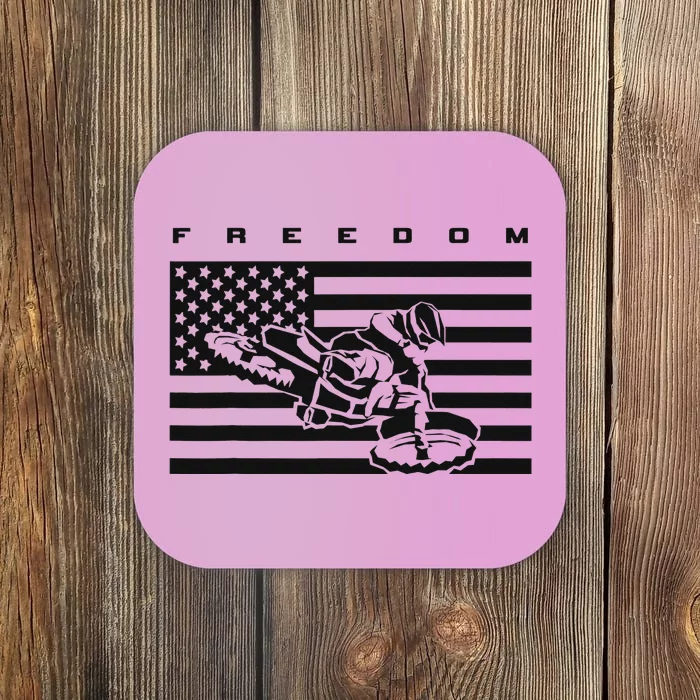 American Flag Motocross Apparel Motocross Dirt Bike Coaster