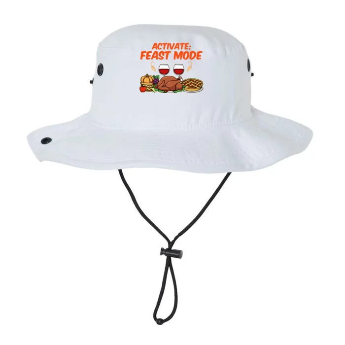 Activate Feast Mode Happy Thanksgiving Funny Matching Quote Gift Legacy Cool Fit Booney Bucket Hat