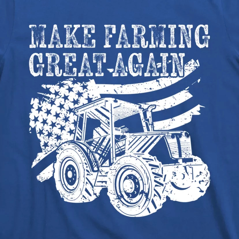 American Flag Make Farming Great Again Farming Lifestyle Meaningful Gift T-Shirt