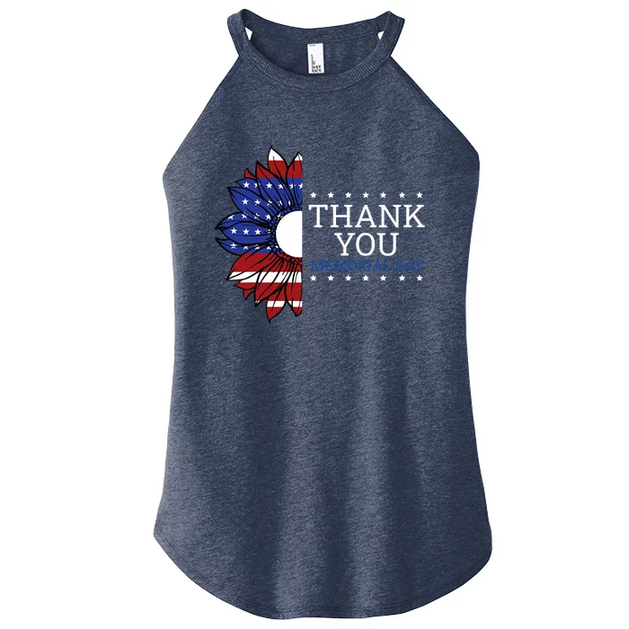 American Flag Memorial Day Memorial Day Design Women’s Perfect Tri Rocker Tank