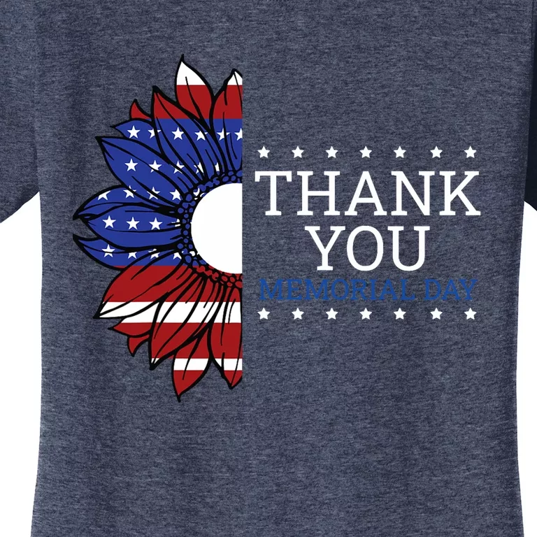 American Flag Memorial Day Memorial Day Design Women's T-Shirt