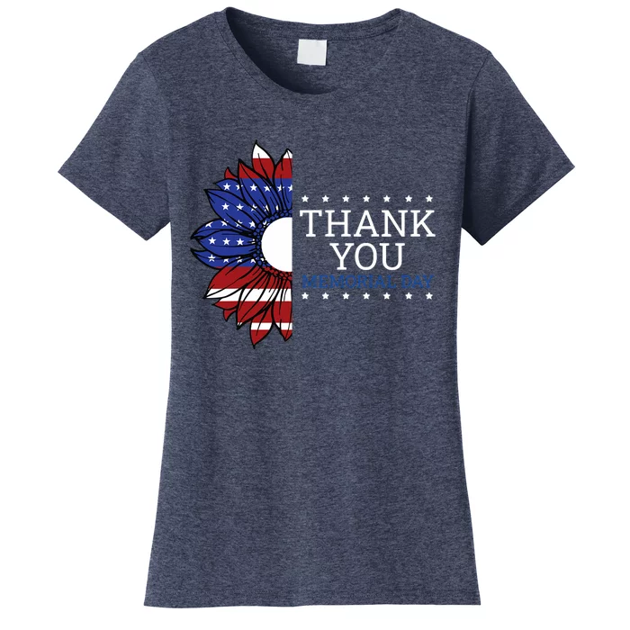 American Flag Memorial Day Memorial Day Design Women's T-Shirt