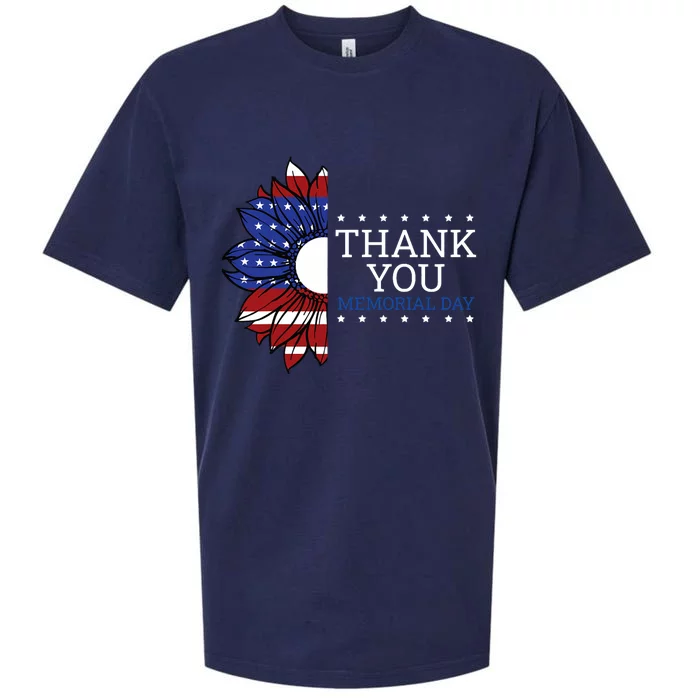 American Flag Memorial Day Memorial Day Design Sueded Cloud Jersey T-Shirt