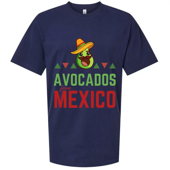 Avocados From Mexico Mexican Day Flag Avocado Costume Sueded Cloud Jersey T-Shirt