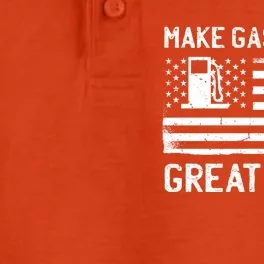 American Flag Make Gas Prices Great Again Gift Dry Zone Grid Performance Polo