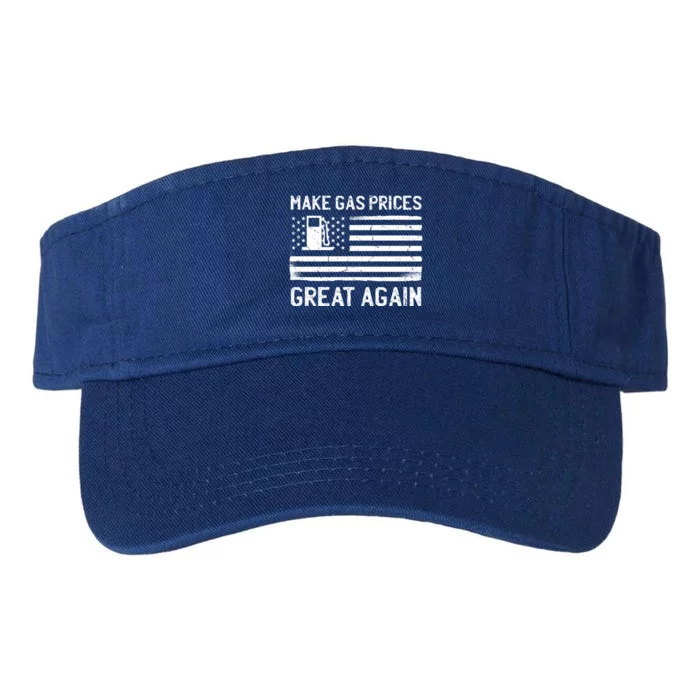 American Flag Make Gas Prices Great Again Gift Valucap Bio-Washed Visor