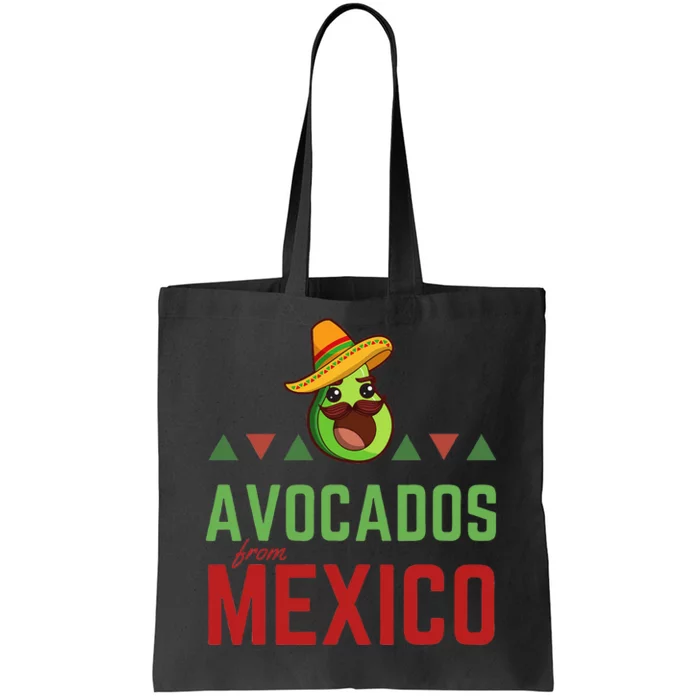 Avocados From Mexico Mexican Day Flag Avocado Costume Tote Bag