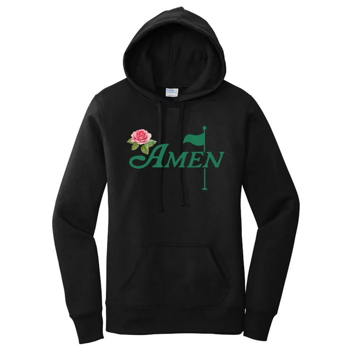 Amen Floral Master Golfer Golf Lover Golf Flower Appare Women's Pullover Hoodie