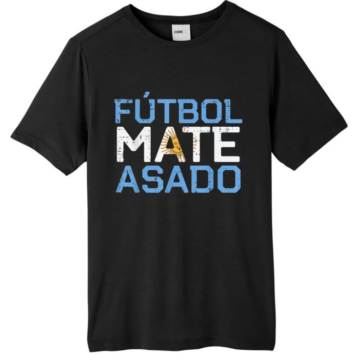 Argentina Futbol Mate Asado Flag Soccer ChromaSoft Performance T-Shirt