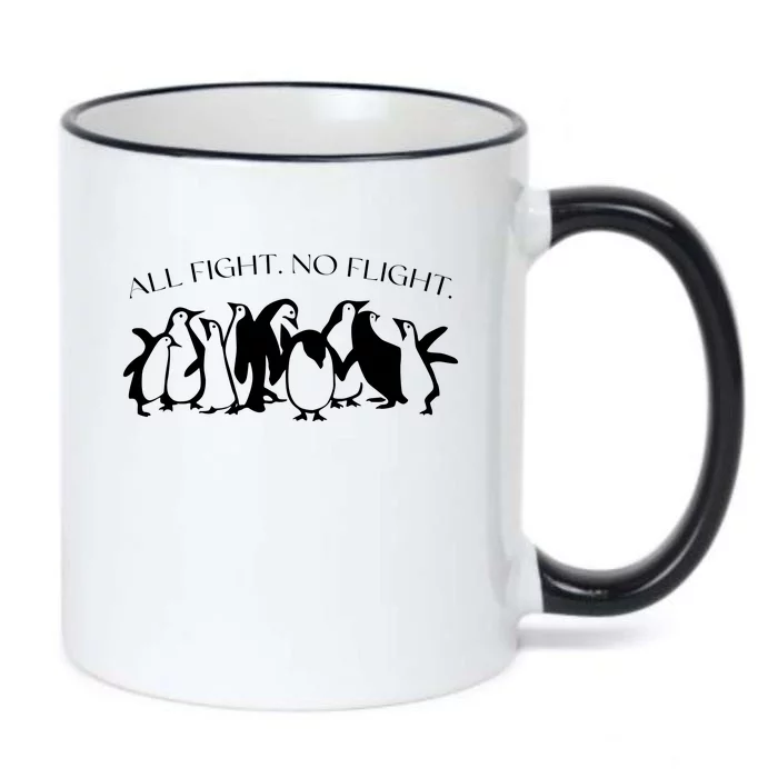 All Fight No Flight Black Color Changing Mug