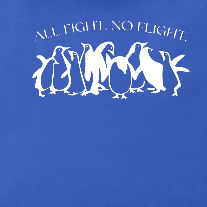 All Fight No Flight Zip Tote Bag