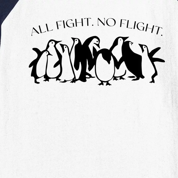 All Fight No Flight Baseball Sleeve Shirt