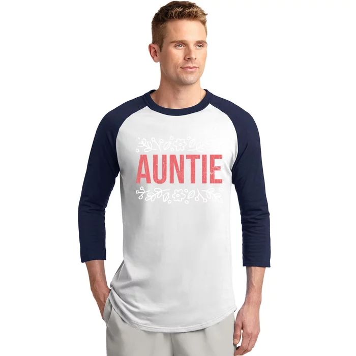 Aunties Funny Niece Aunt Graphic Gift Baseball Sleeve Shirt