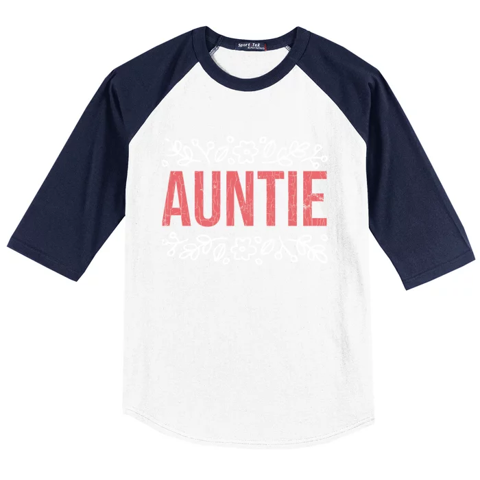 Aunties Funny Niece Aunt Graphic Gift Baseball Sleeve Shirt