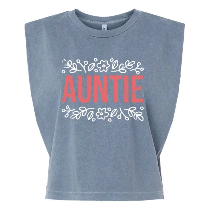 Aunties Funny Niece Aunt Graphic Cute Gift Garment-Dyed Women's Muscle Tee