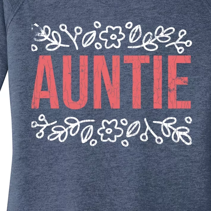 Aunties Funny Niece Aunt Graphic Cute Gift Women's Perfect Tri Tunic Long Sleeve Shirt