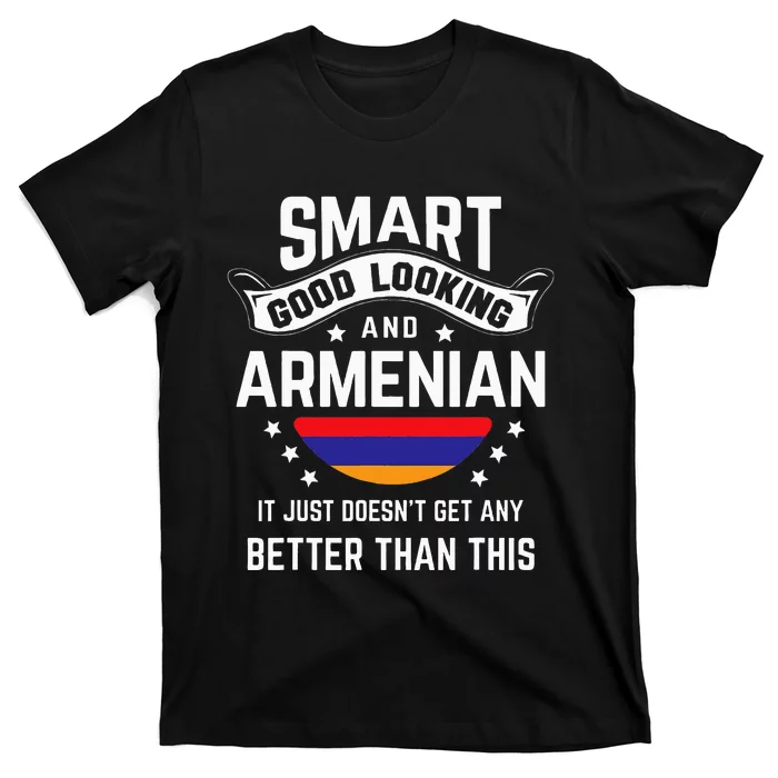 Armenian Flag Native Pride Funny Armenia Armenian Roots T-Shirt