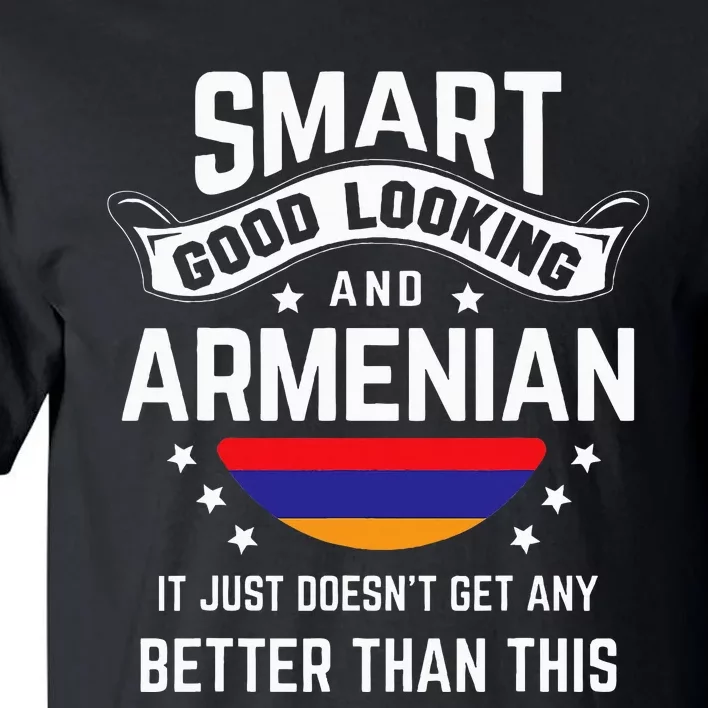 Armenian Flag Native Pride Funny Armenia Armenian Roots Tall T-Shirt