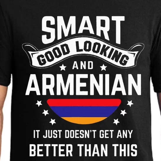 Armenian Flag Native Pride Funny Armenia Armenian Roots Pajama Set